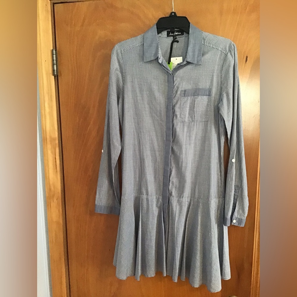 New Sam Edelman drop waist shirt dress.
